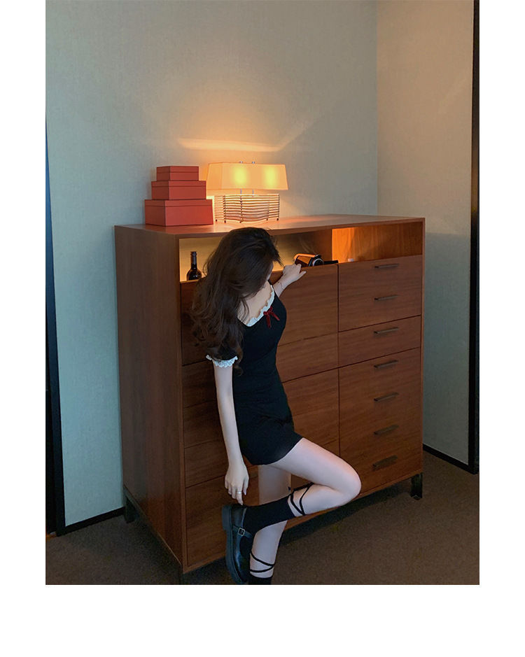 Women's High Elastic Ice Silk Knitted Dress