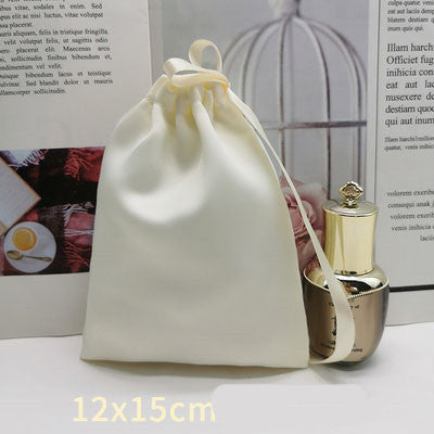 Silk Drawstring Storage Bag Travel Organizer