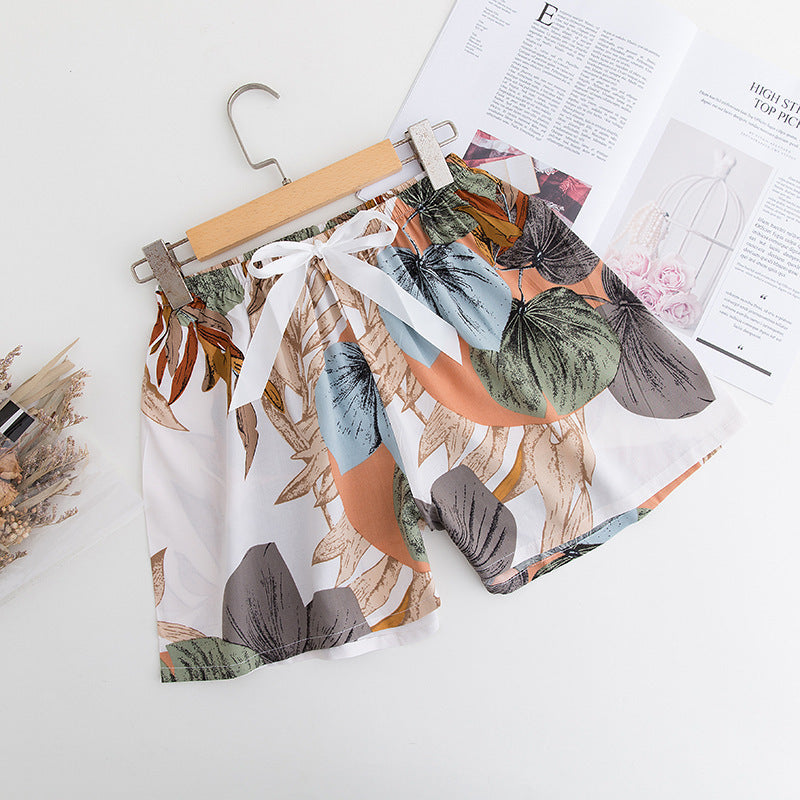 Women's Cotton Silk Pajama Pants Summer