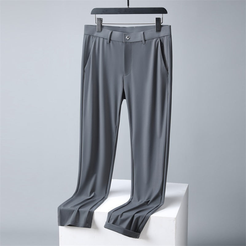 Men's Fashion Waterproof Ice Silk Casual Pants