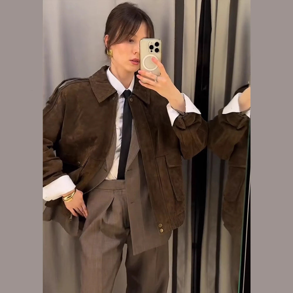 RetroMuse Suede Jacket
