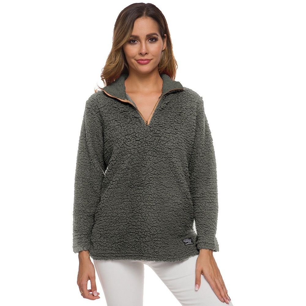 CozyCharm Plush Sweater