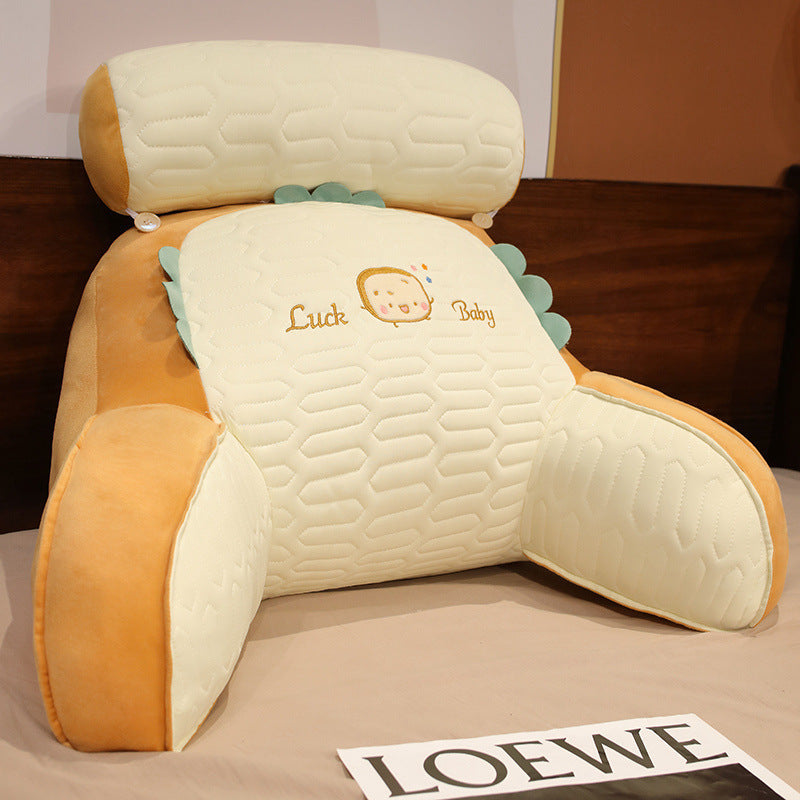 Bed Latex Ice Silk Bedside Cushion