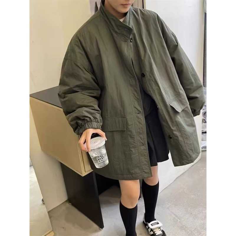 BreezeLite™ Mid-Length Cotton Coat