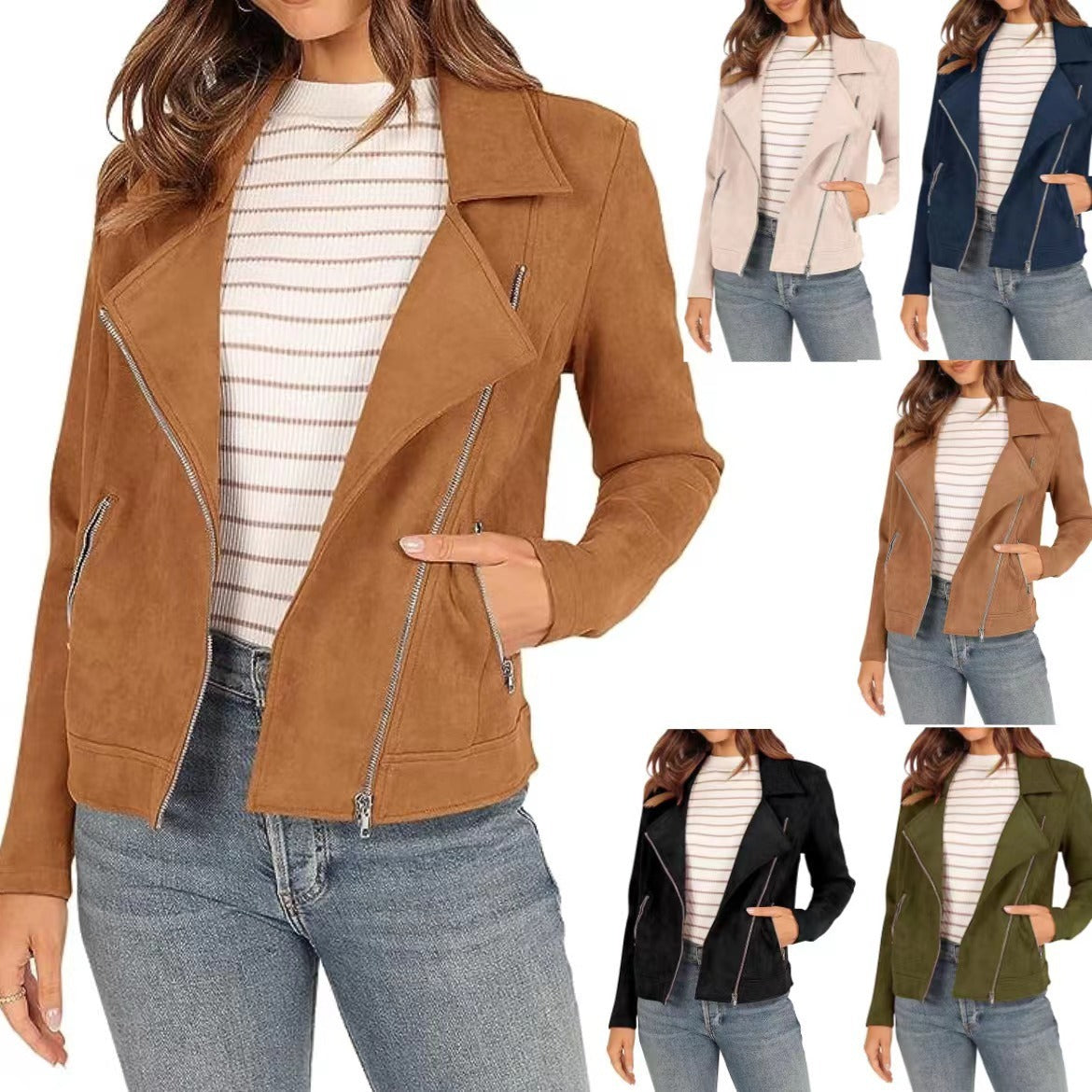 VelviRider Deerskin Moto Jacket