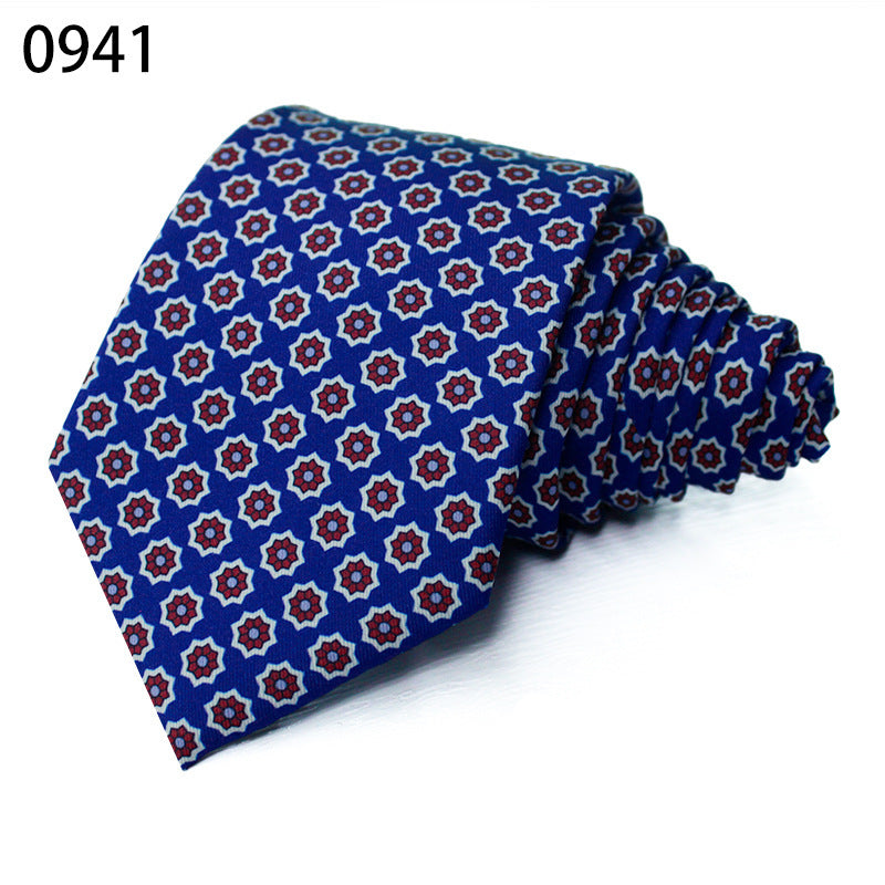 Fashion Polyester Silk Printed Men's Casual Tie