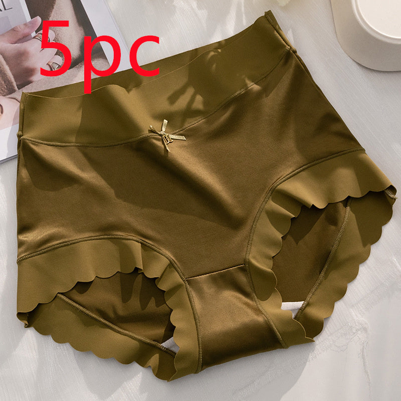 Satin Seamless Ice Silk Underwear