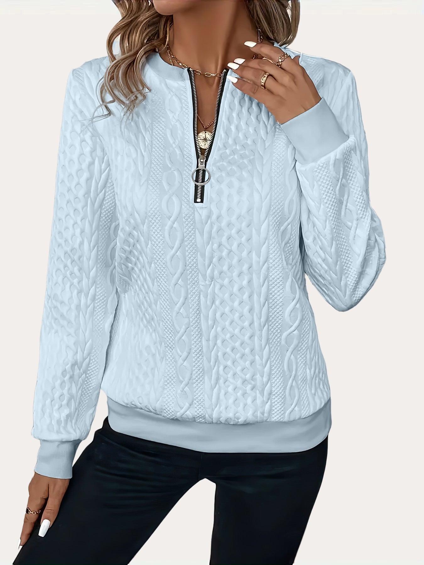 EaseZip Pullover Sweater