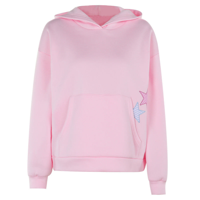 StitchTrend Embroidered Hoodie
