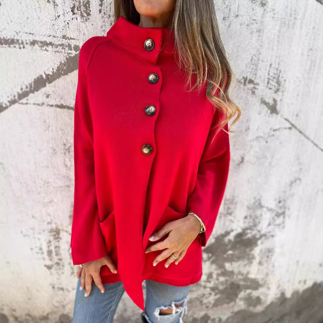 Women's Lapel Long Sleeve Cardigan Jacket Women