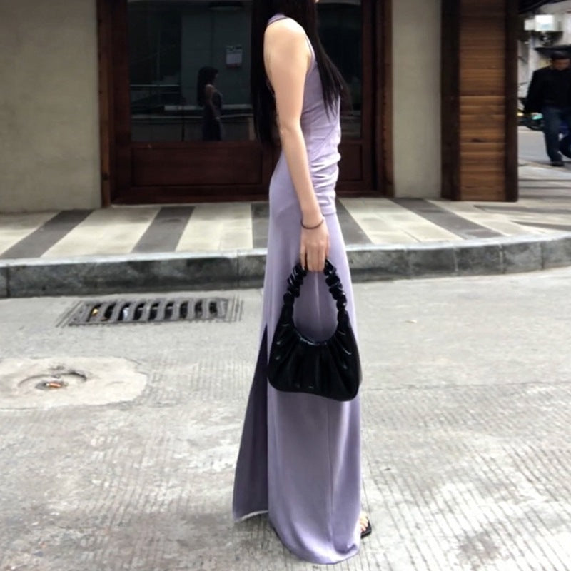 Twinkle Breeze Halter Dress