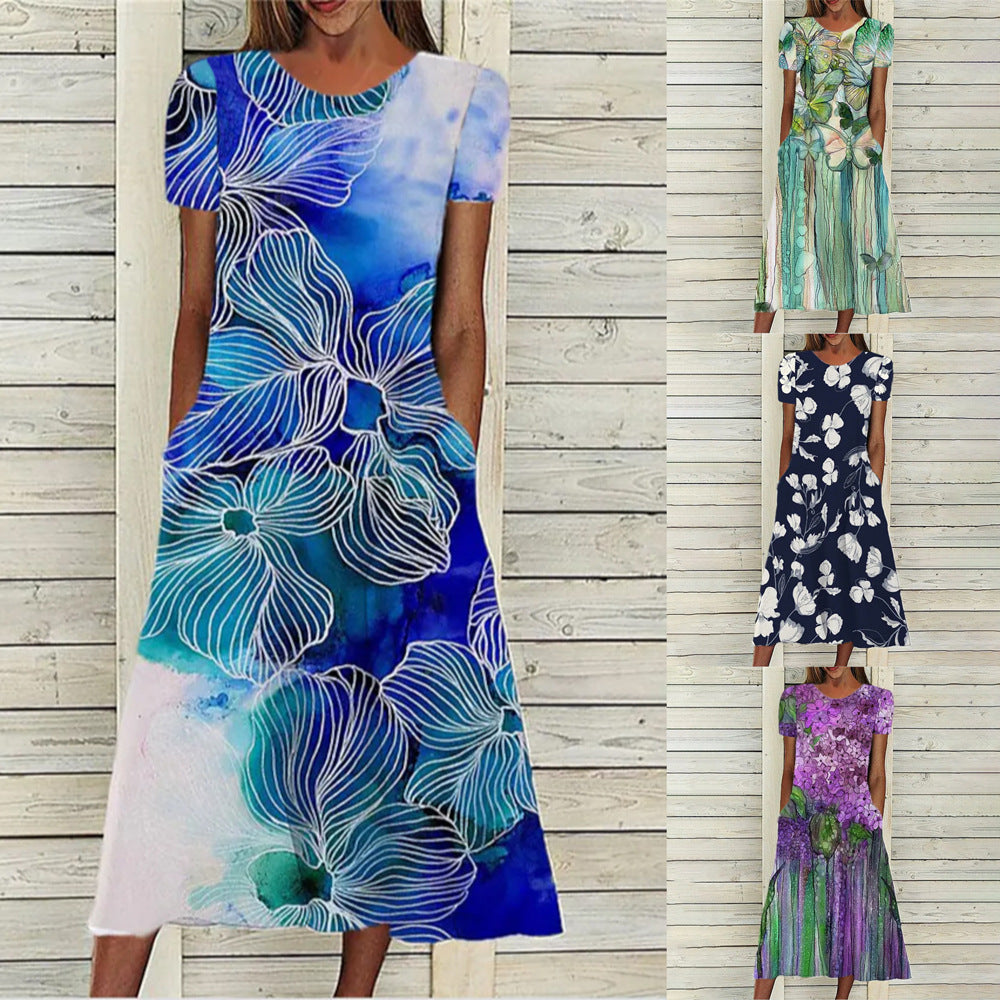 Blossom Haven Pocket Dress