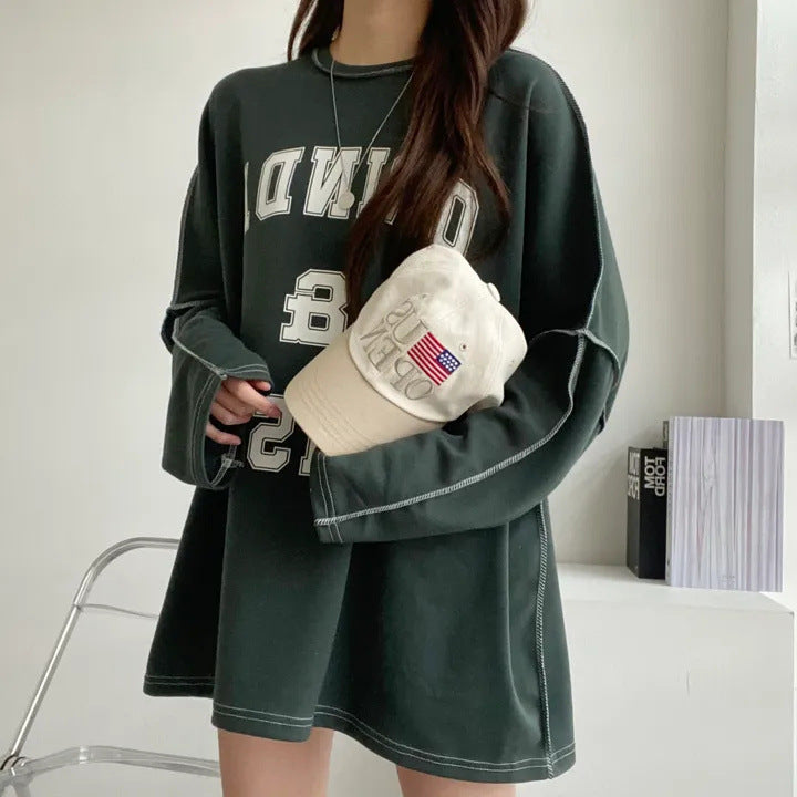 K-Style Stitch & Warm Fleece Sweater