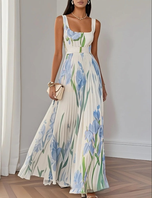 Valencia Echo Pleated Dress