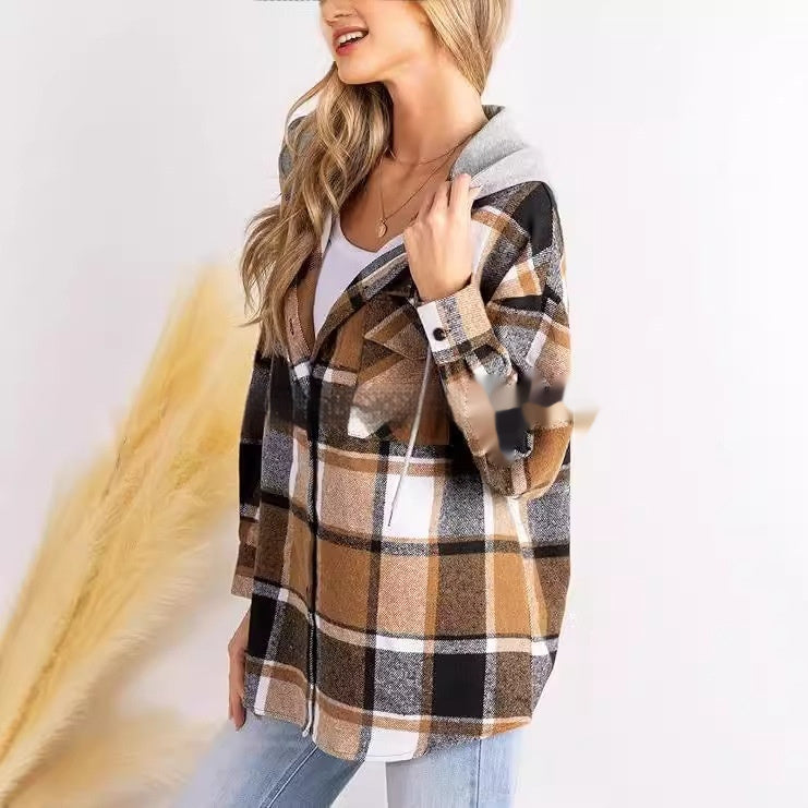 Highland Luxe Oversized Plaid Coat