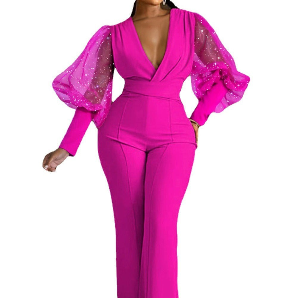 SheerÉclat™ MeshLine Jumpsuit