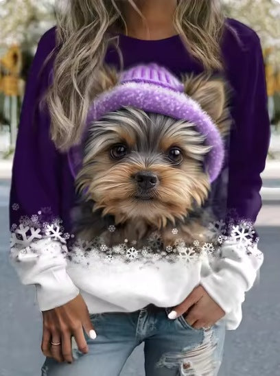 SpringWhimsy 3D Animal Print Sweater