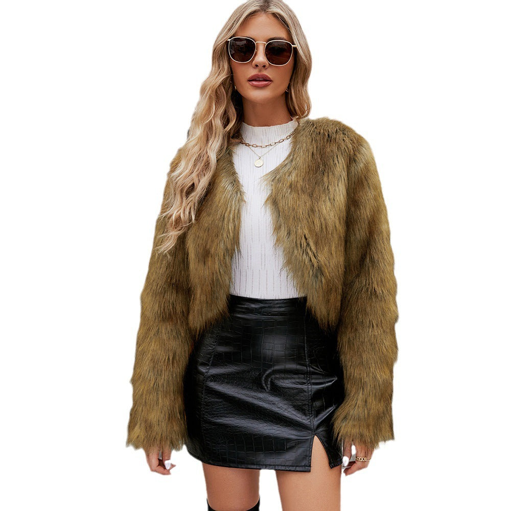PlushVogue Short Coat