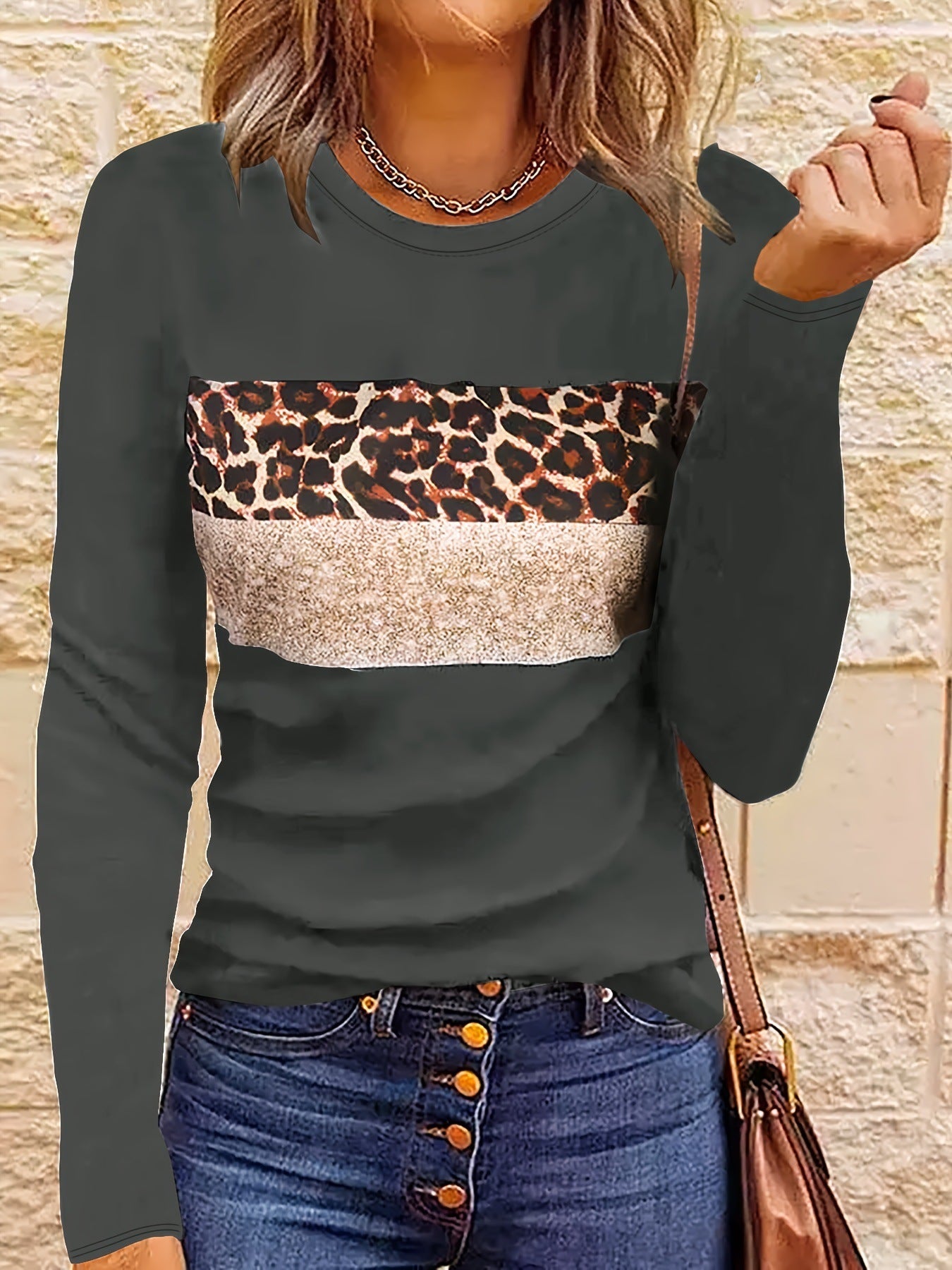 PrintEase Fitted Long Sleeve Tee