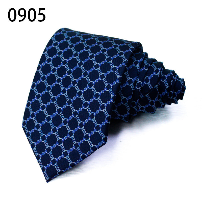 Fashion Polyester Silk Printed Men's Casual Tie