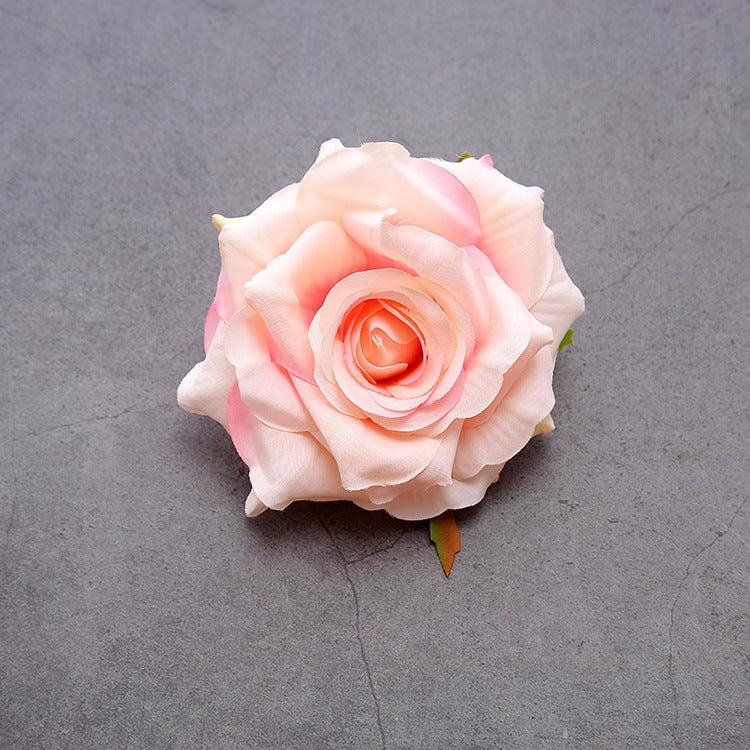 Cloth Silk Diy Material High-grade Simulation Curling Rose