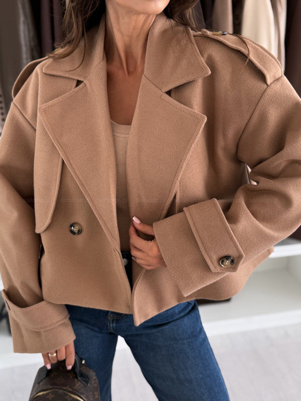 Veloura Woolen Short Coat