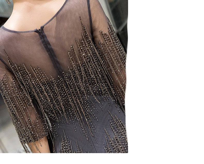 Noir Éloquence Gown