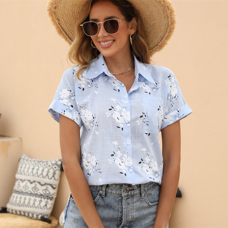 SolLoom Printed Linen Shirt