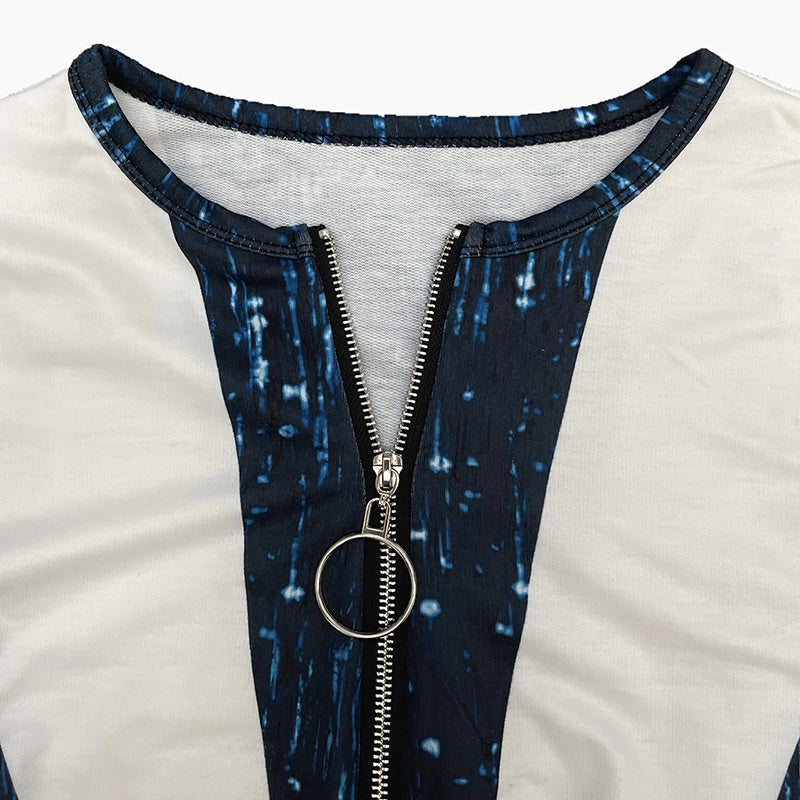 VividEdge Colorblock Tunic