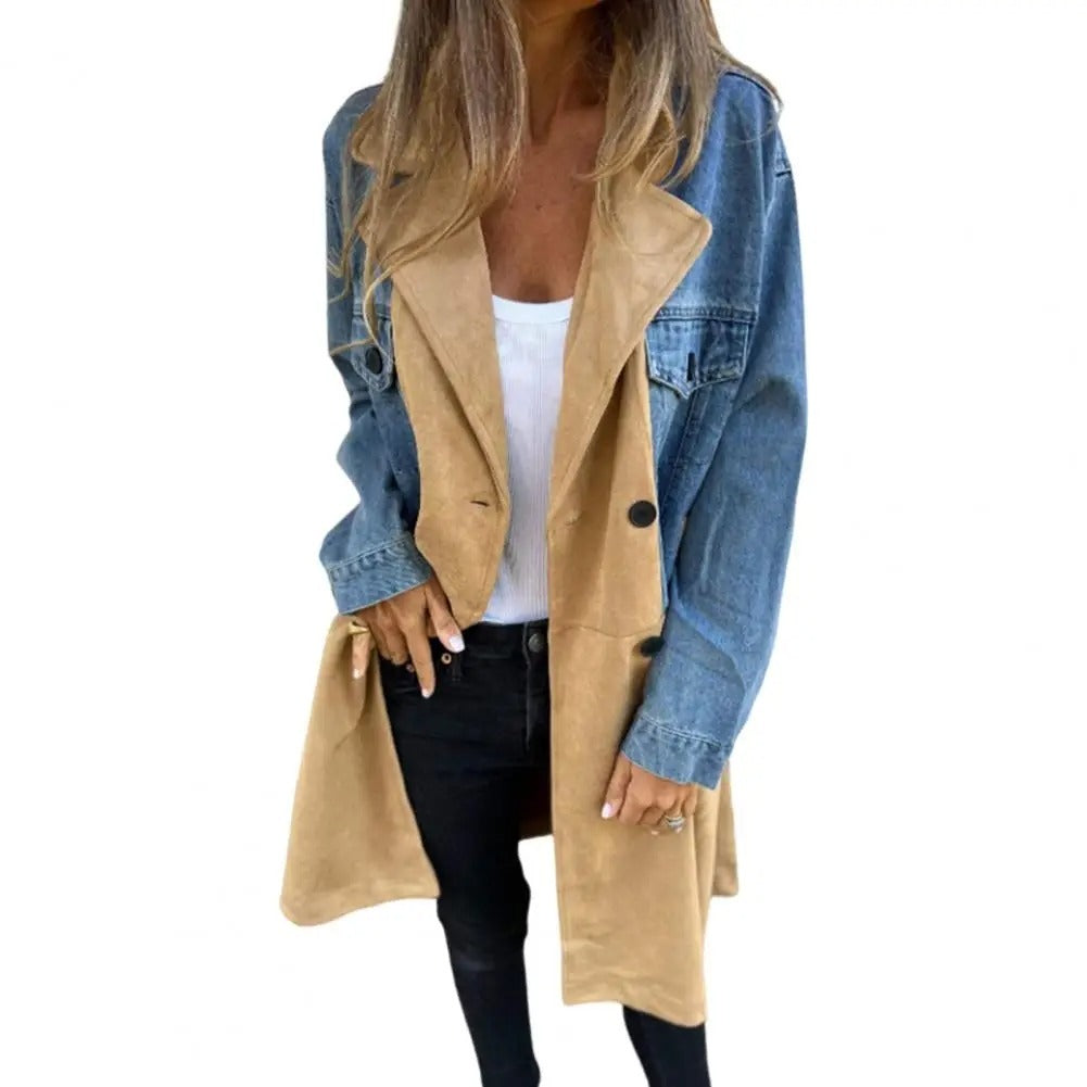 DenimEdge Mid-length Coat