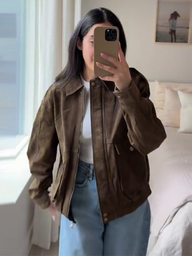 RetroMuse Suede Jacket