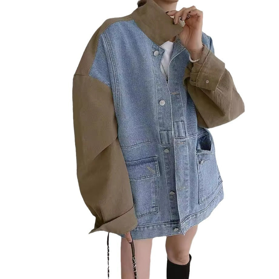 ChromaStitch Denim Baggy Coat