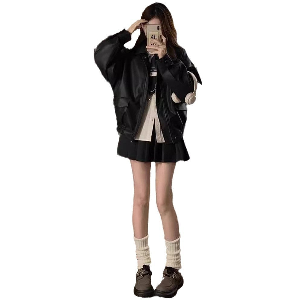 LuxeEdge Leather Jacket