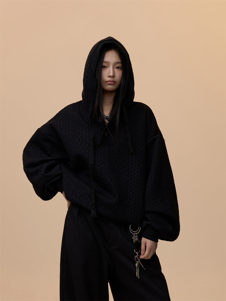 CampusEase Twist Hoodie