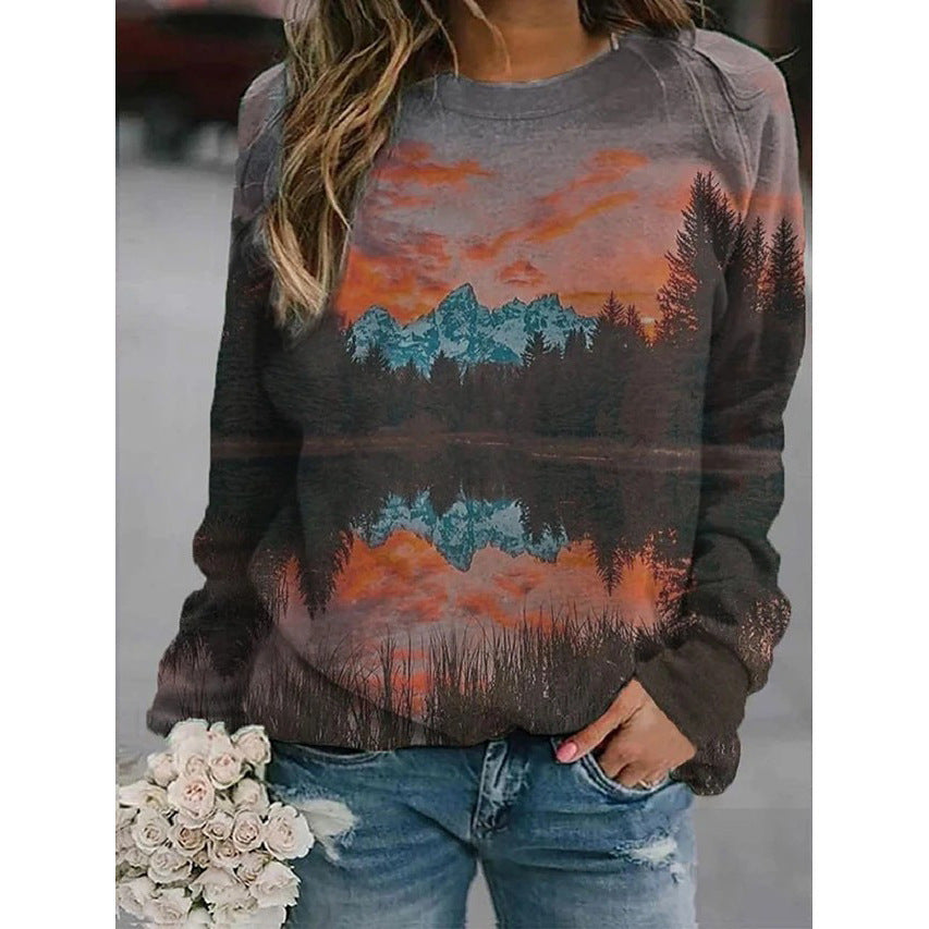MeadowView Floral Pullover