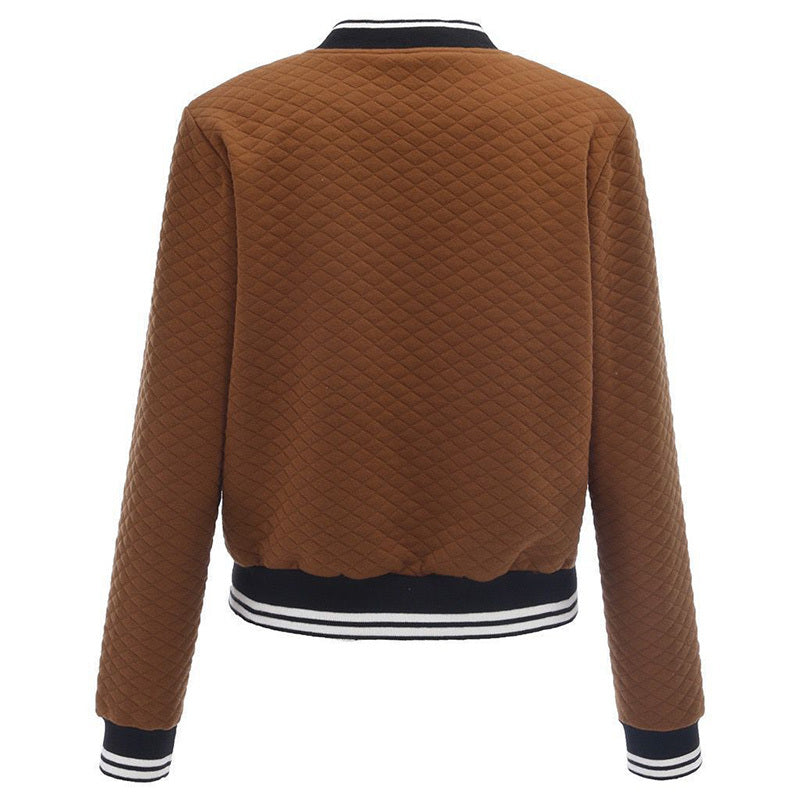 StriveEdge Contrast Baseball Jacket