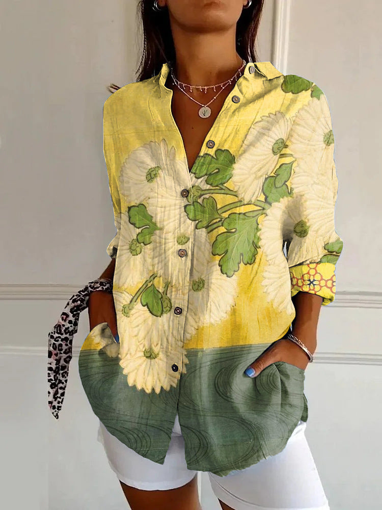 The FloraLuxe 3D Bloom Shirt