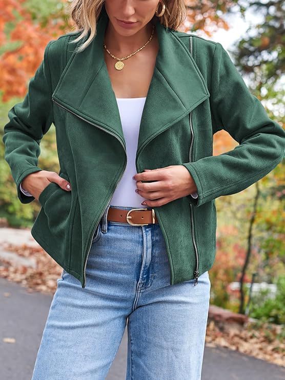 VeluRide Suede Moto Jacket
