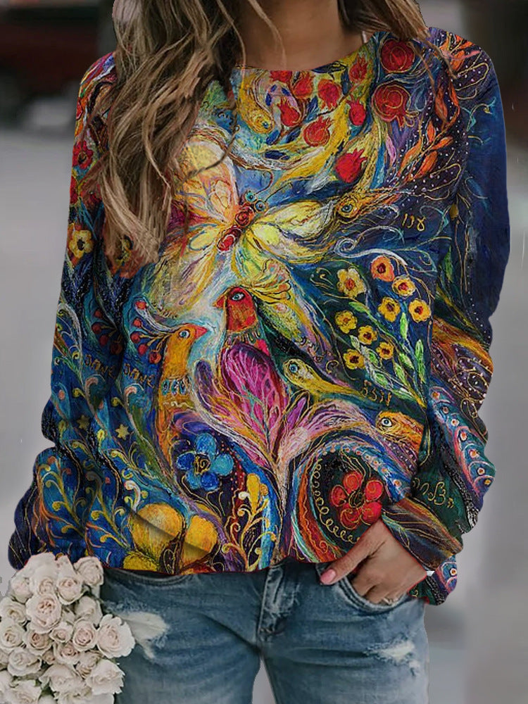 EthnoEase Retro Sweatshirt