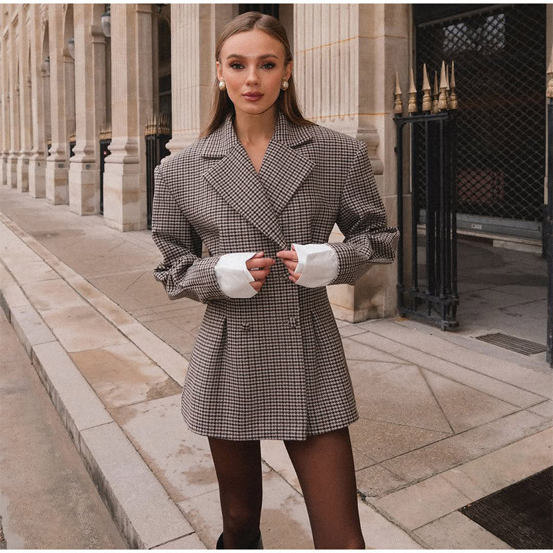 Veridia Plaid Tailored Jacket
