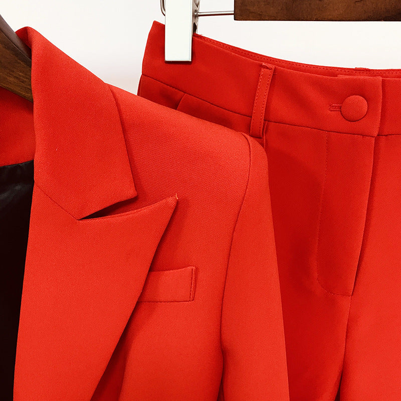 VelouraFlare Tailored Set