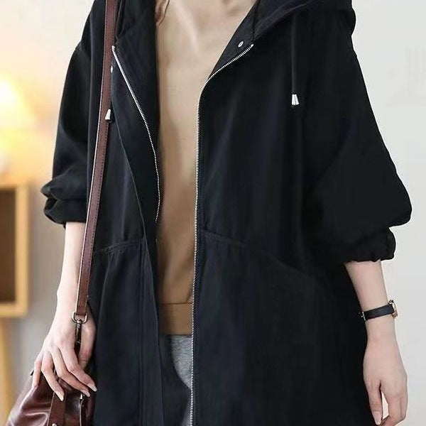 GraceEase Hooded Mom Jacket