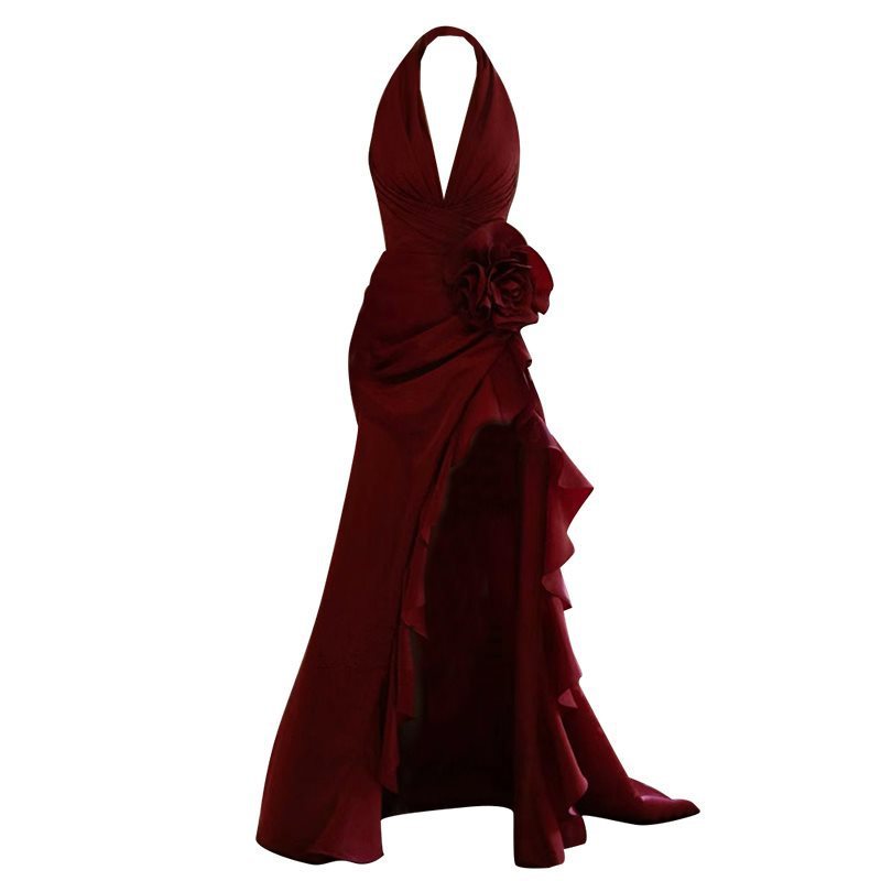 Crimson Reverie Gown