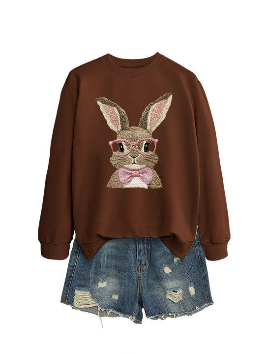 CinnaHop Bow Bunny Sweatshirt