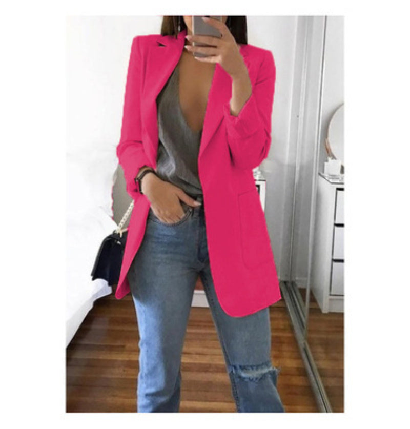 ArtEase Printed Mid-length Jacket