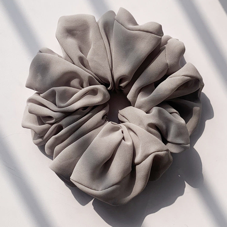 Big Head Bouquet Chiffon Large Intestine Ring Hair Ring