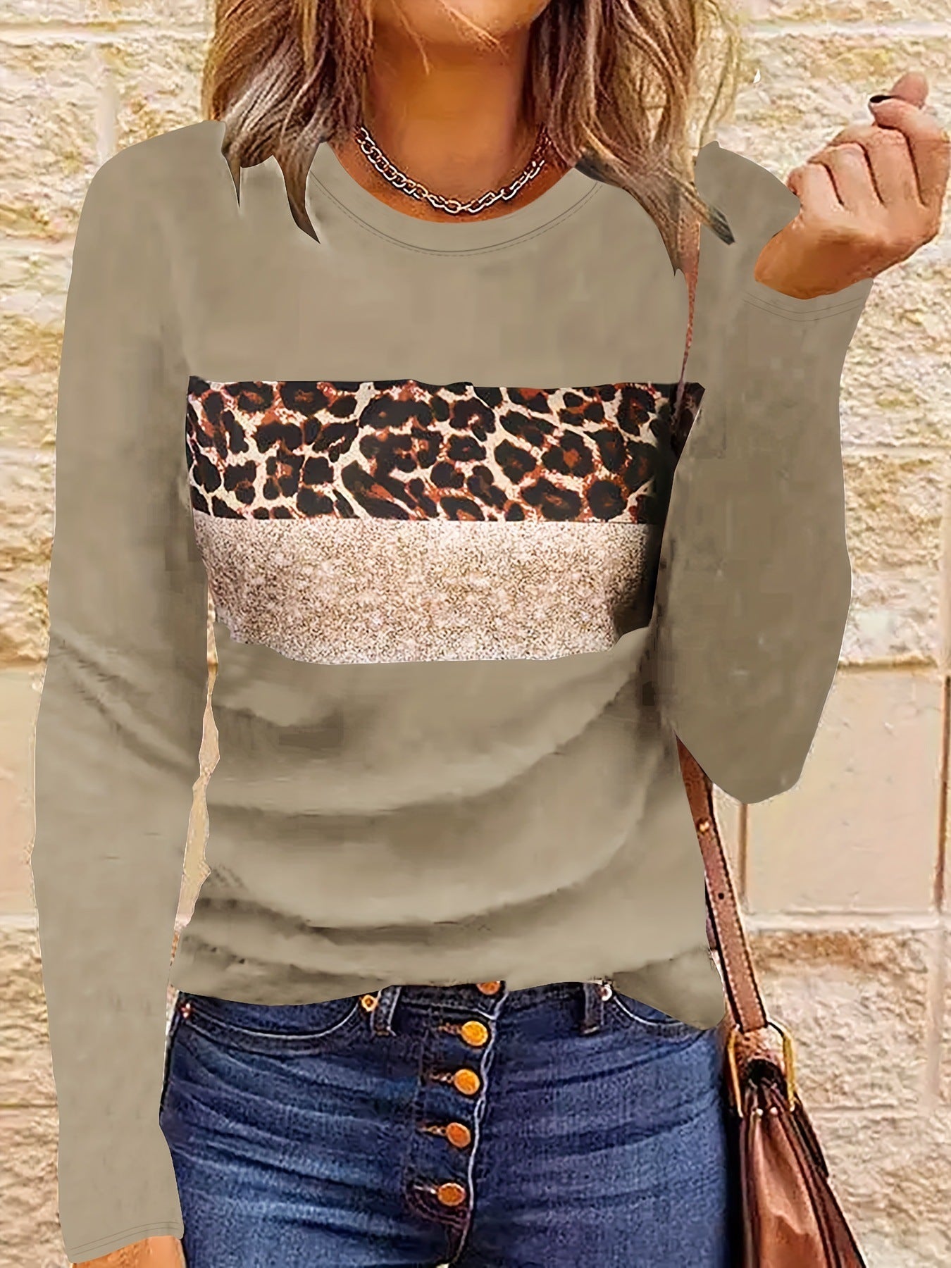 PrintEase Fitted Long Sleeve Tee