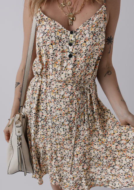 Sundara Bloom Tie-Waist Dress