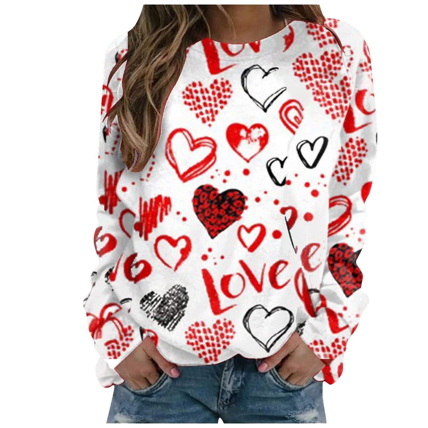 PrintEase Loose Sweatshirt