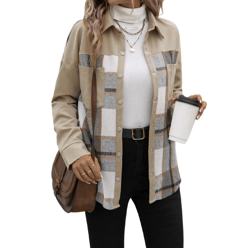 Heritage Check Lapel Coat